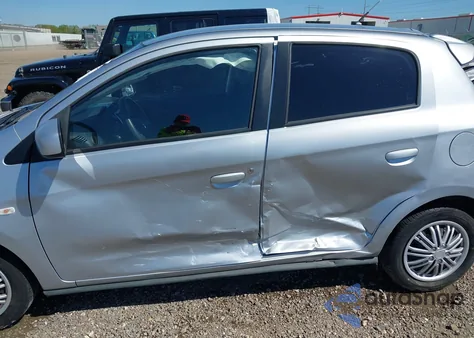 2018 Mitsubishi Mirage Es from USA, damaged, VIN ML32A3HJ2JH009020